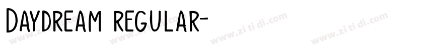 Daydream regular字体转换